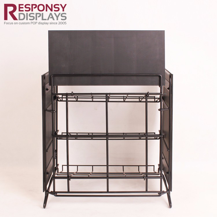 Metal Wire Rack Candies Chocolate Bar Snacks POS Counter Display Stand