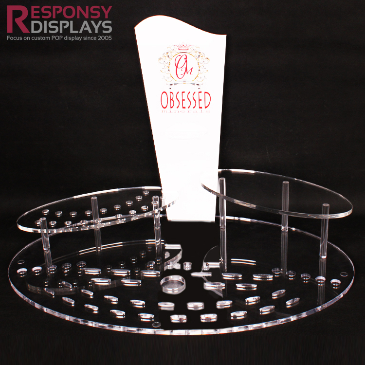 Multifunctional Used in Eye Shadow and Lipstick Acrylic Makeup Counter Display