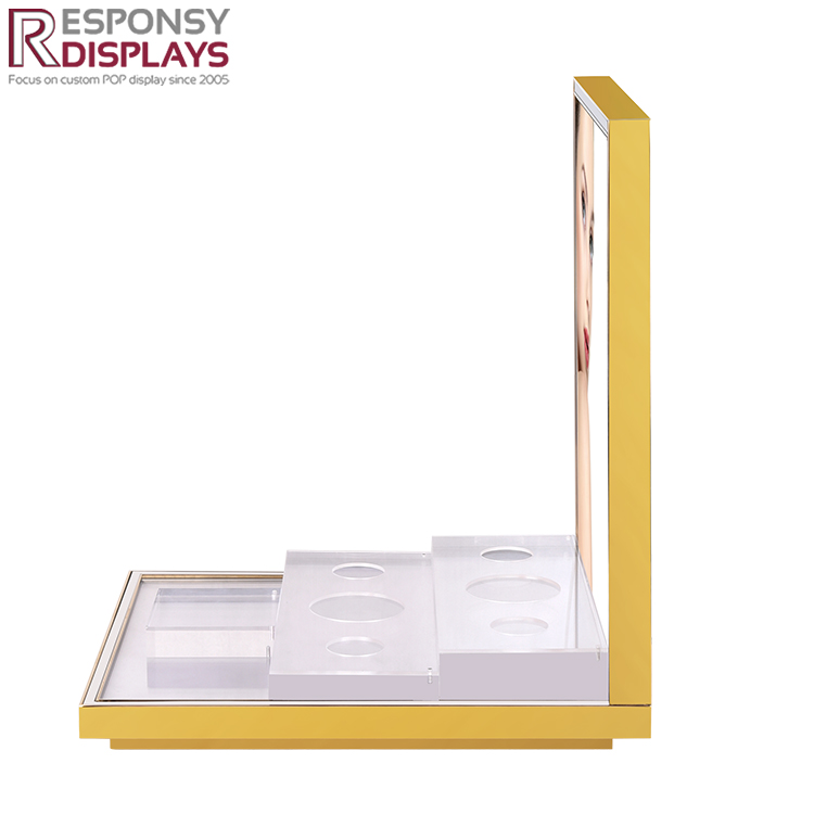 Countertop Acrylic Perfume Display Rack with LED Lights