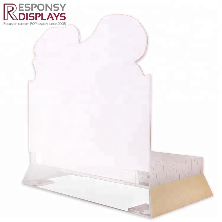 Acrylic Shopping Mall Cute Counter Display Rack